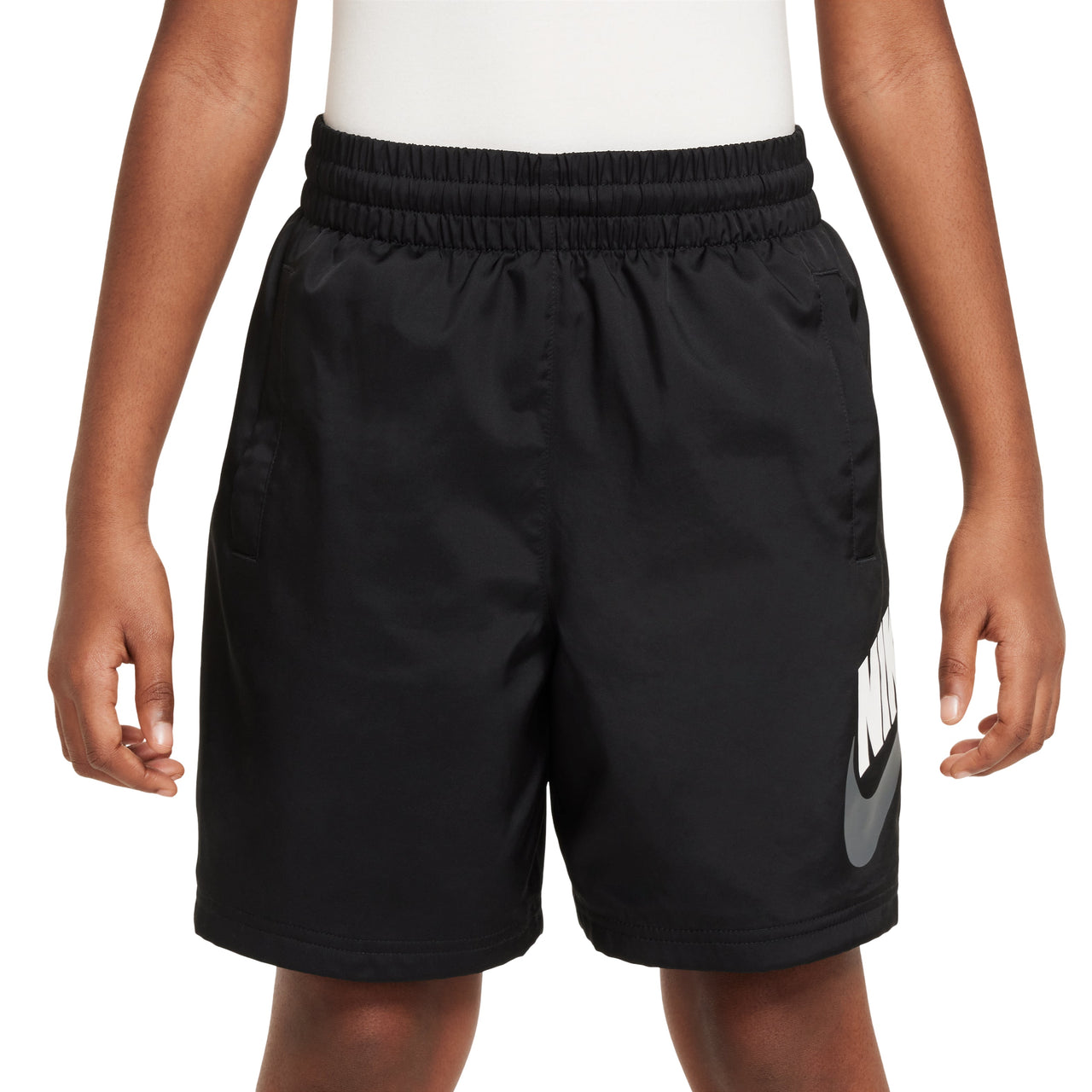 (GS) Nike Sportswear Woven Shorts 'Black' FN8756-010