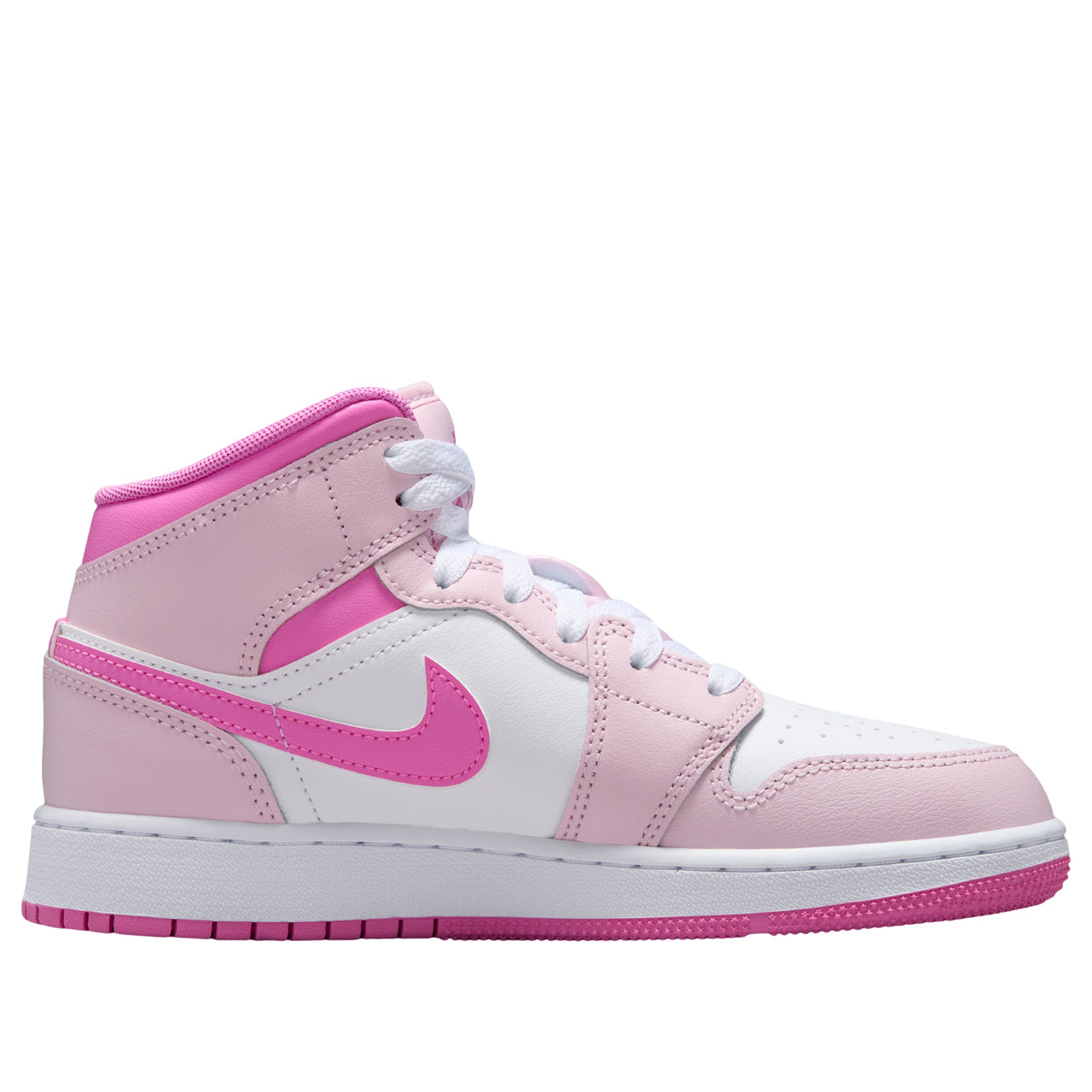 (GS) Air Jordan 1 Mid 'Pink Foam White' DQ8423-601