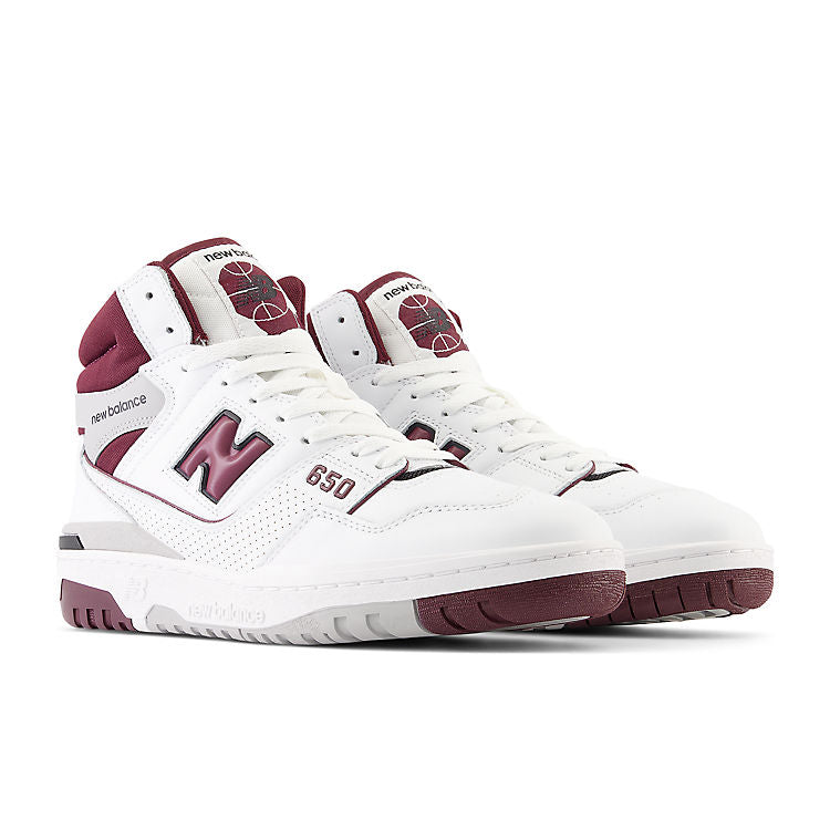 حذاء New Balance 650R "White Burgundy" BB650RCH