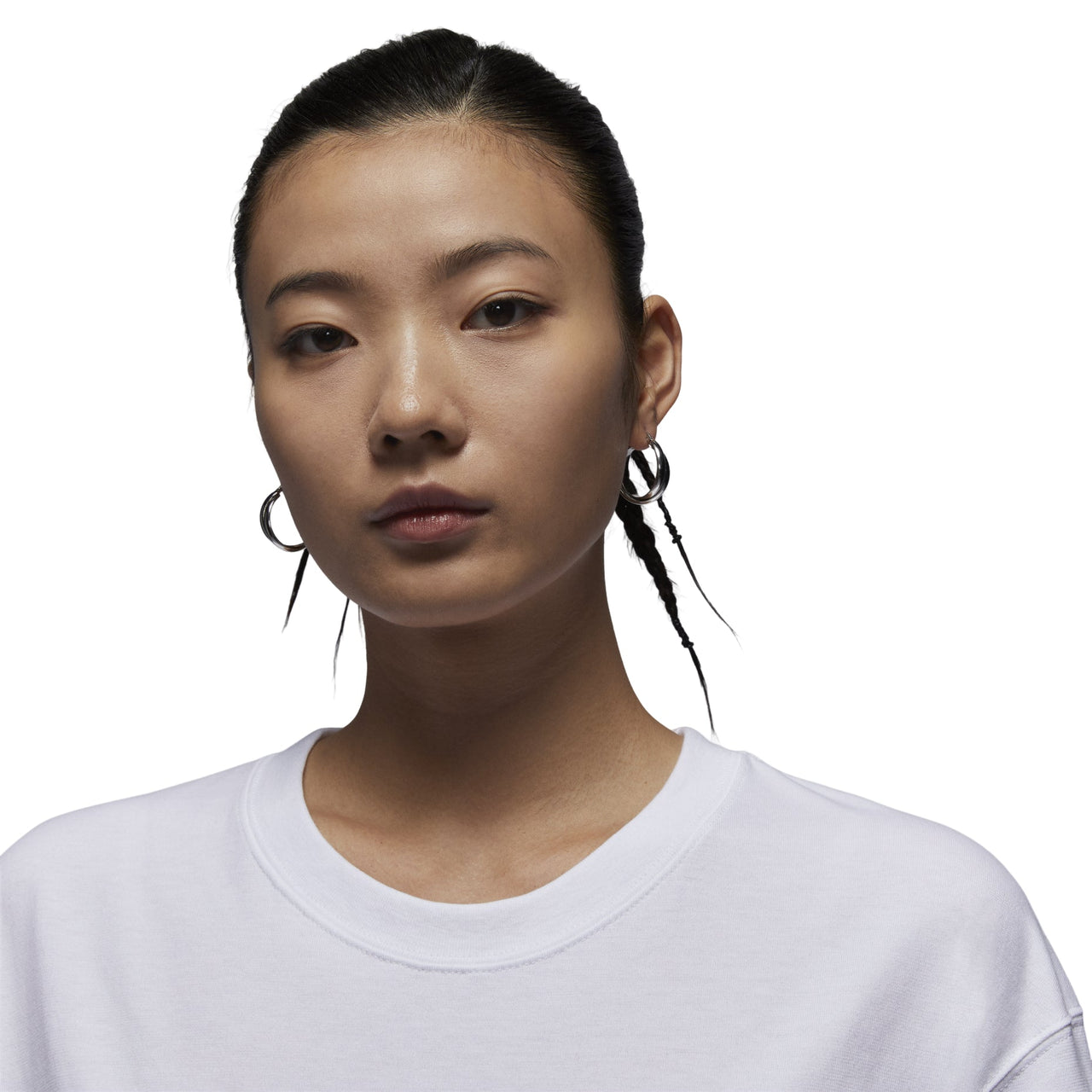 (WMNS) Air Jordan Oversized Graphic T-Shirt Asia Sizing 'White' FV7120-100