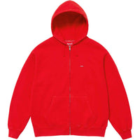 Supreme Overdyed Small Box Zip Up Hooded Sweatshirt 'Red' SUP-SS24-234
