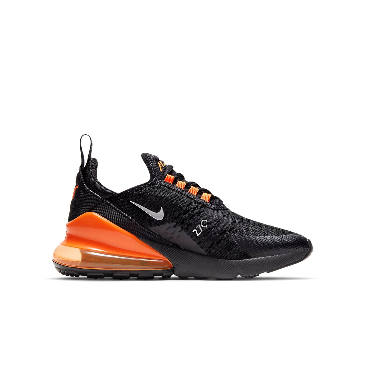 (GS) Nike Air Max 270 'Black Total Orange' DC9199-001
