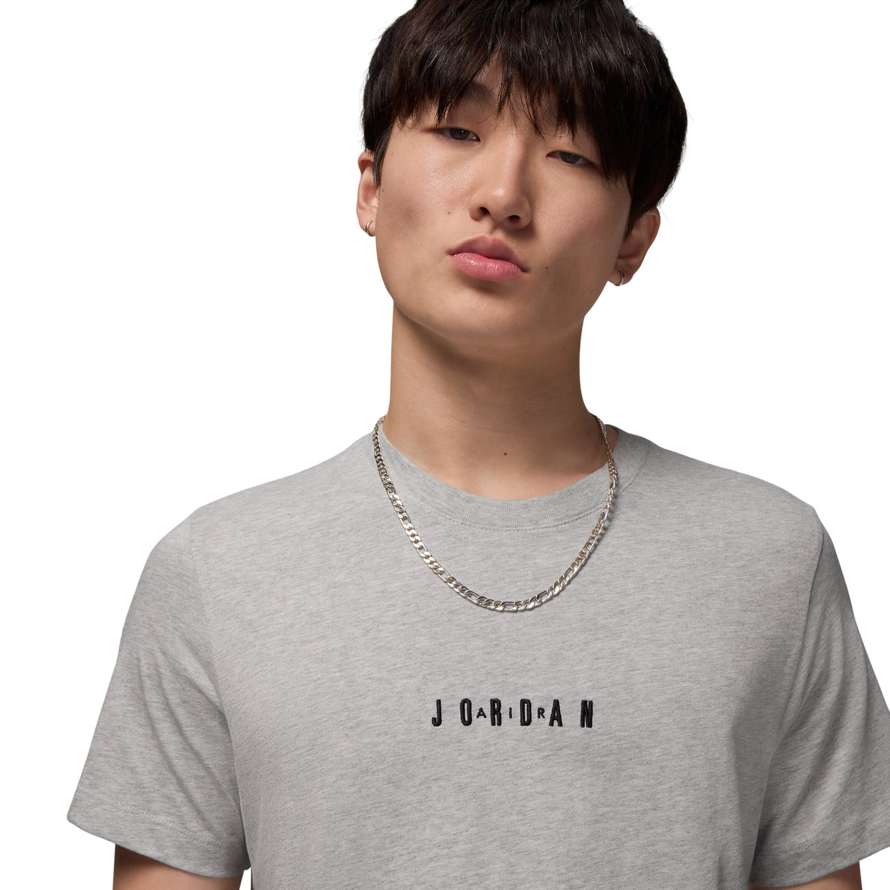 Air Jordan Air T-Shirt 'Grey Heather Black' DM3182-050