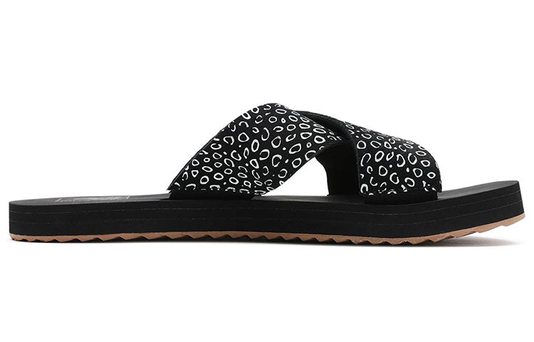 Vans Cross Strap Slide-On 'Black White' VN0A4U1Z4WM