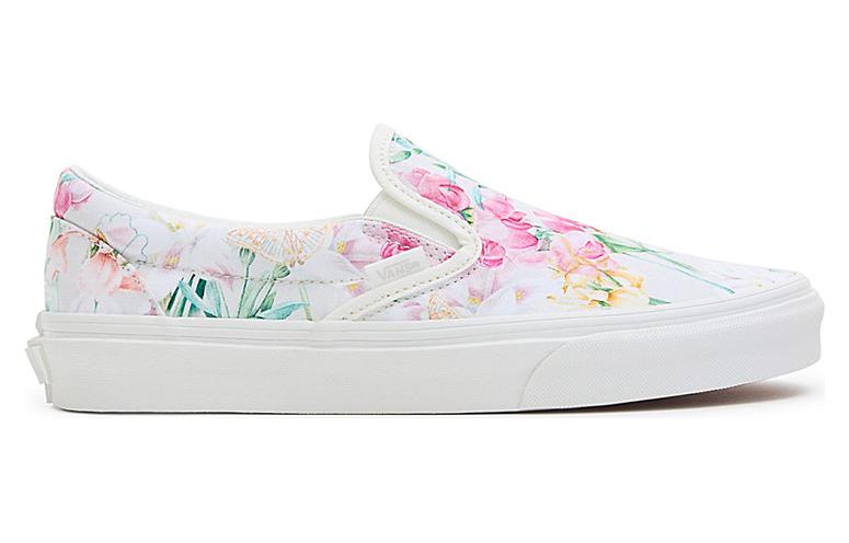 (WMNS) Vans Classic Slip-On Shoes 'White Multicolor' VN0009Q7BMB