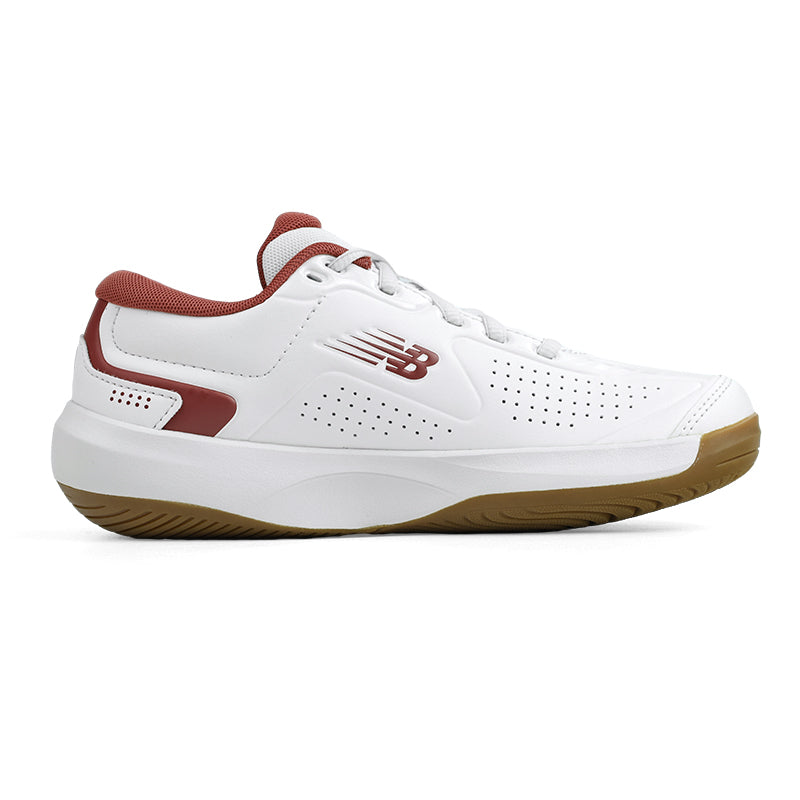 (WMNS) New Balance 696 V5 Hard Court Tennis Shoes 'White Red' WCH696D5