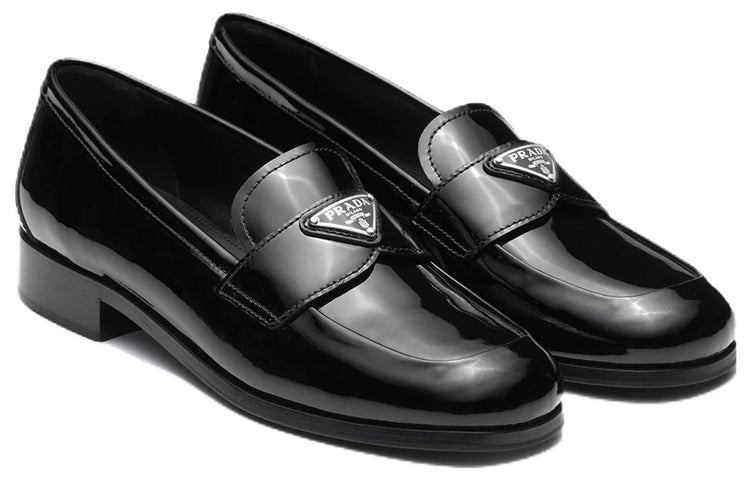 (WMNS) PRADA Patent Leather Loafers 'Black' 1D902M_069_F0002_F_025