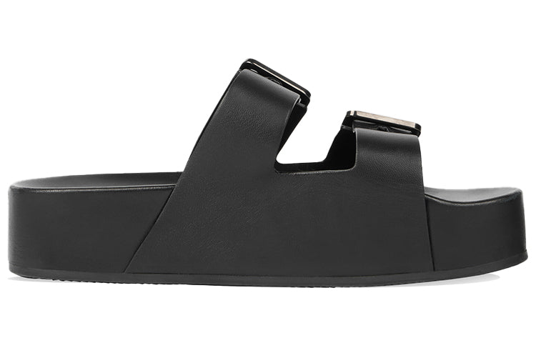 (WMNS) Balenciaga Mallorca Sandals Black 656842WA2M61010