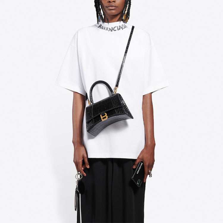 Balenciaga Graffiti Logo Short Sleeve White 641590TJV969040