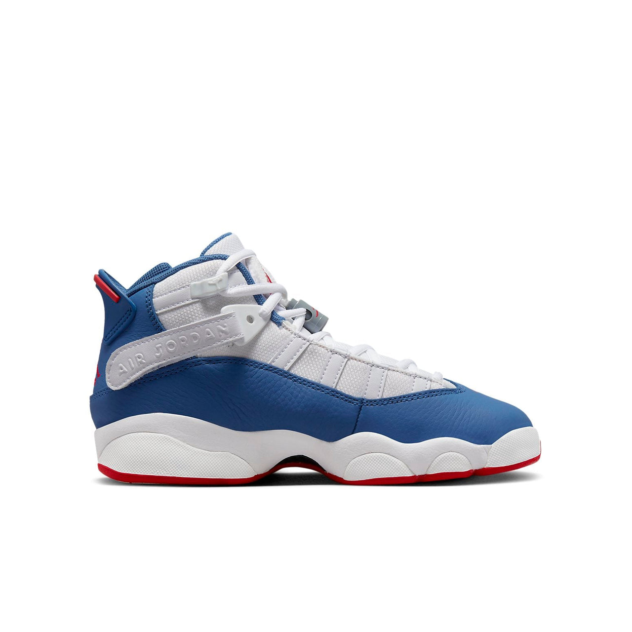 (GS) Air Jordan 6 Rings 'White True Blue' 323419-140