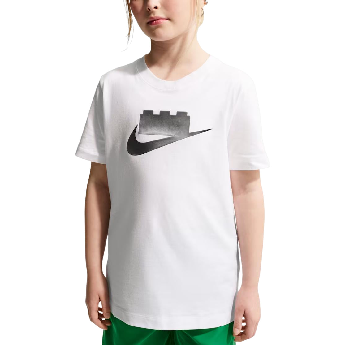 (GS) Nike x LEGO Collection T-Shirt 'White' IO1960-100