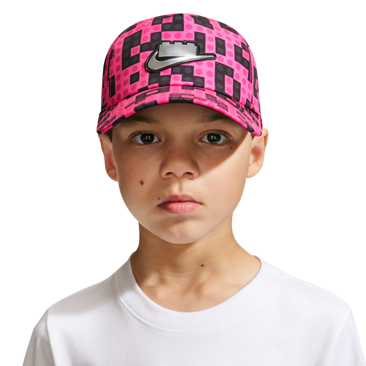 (GS) Nike x LEGO Collection Hat 'Hyper Pink Vivid Pink Iron Grey' IM3208-645