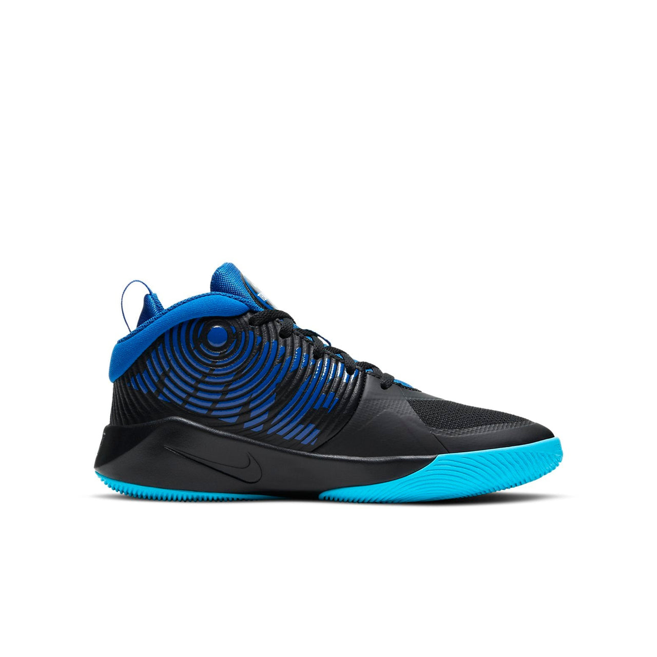 (GS) Nike Team Hustle D 9 'Black White Blue' AQ4224-012