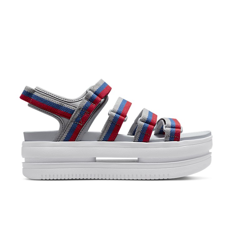 (WMNS) Nike Icon Classic Sandal 'Metallic Silver Game Royal' DH0224-003