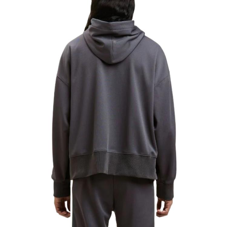 Palm Angels Classic Hoodie 'Dark Grey Off White' PMBD043F22FAB0010703