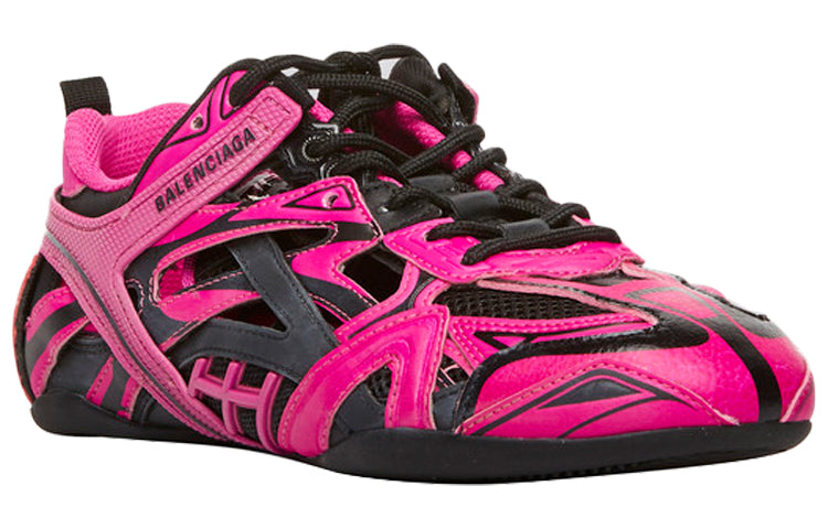 (WMNS) Balenciaga Drive Sneaker 'Black Neon Pink' 624344W2FD15010