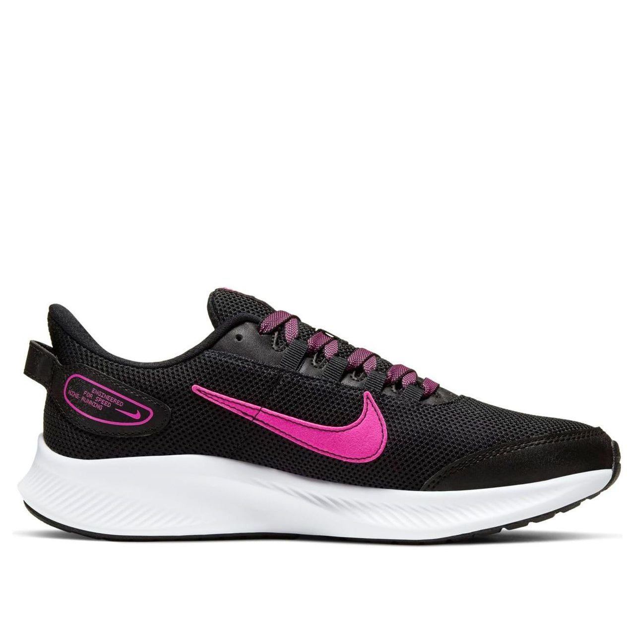 (WMNS) Nike Runallday 2 'Black Fire Pink' CD0224-005