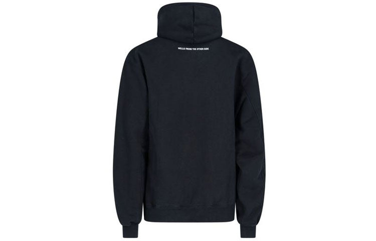 Men's Balenciaga SS21 Alien Logo Printing Thicken Printing Classic Black 641679TJV959113