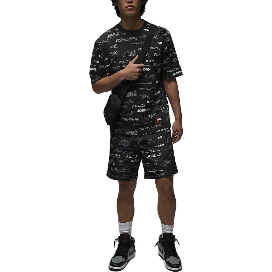 Air Jordan Full Flight MVP Short Sleeve T-Shirts 'Black' DX9574-045