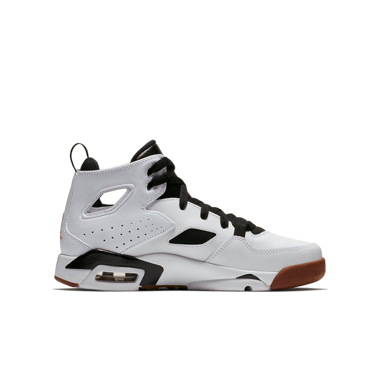 (GS) Air Jordan Flight Club 91 'White Black' 555333-121