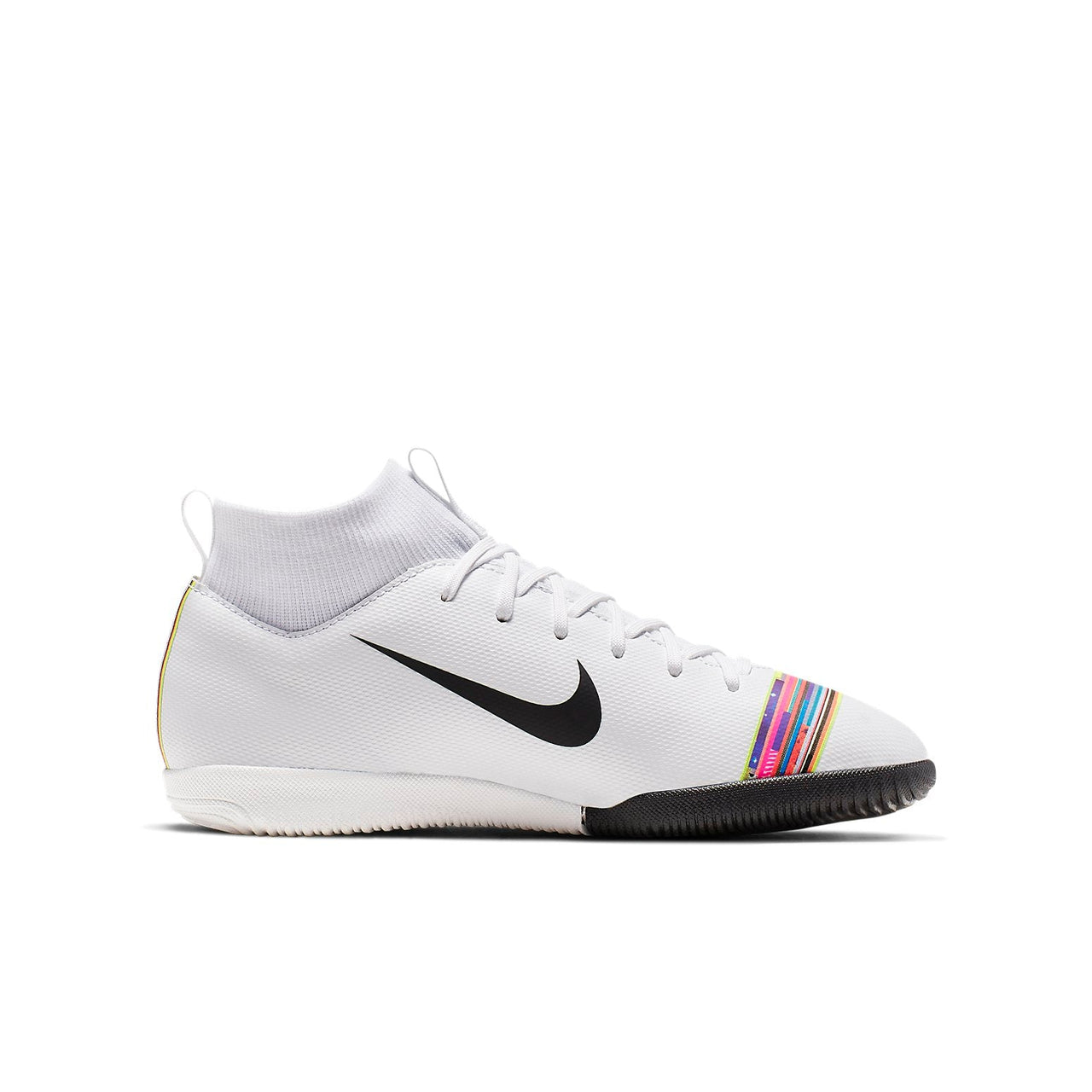 (GS) Nike Mercurial Superfly 6 Academy 'White Black Multicolor' AJ3110-109