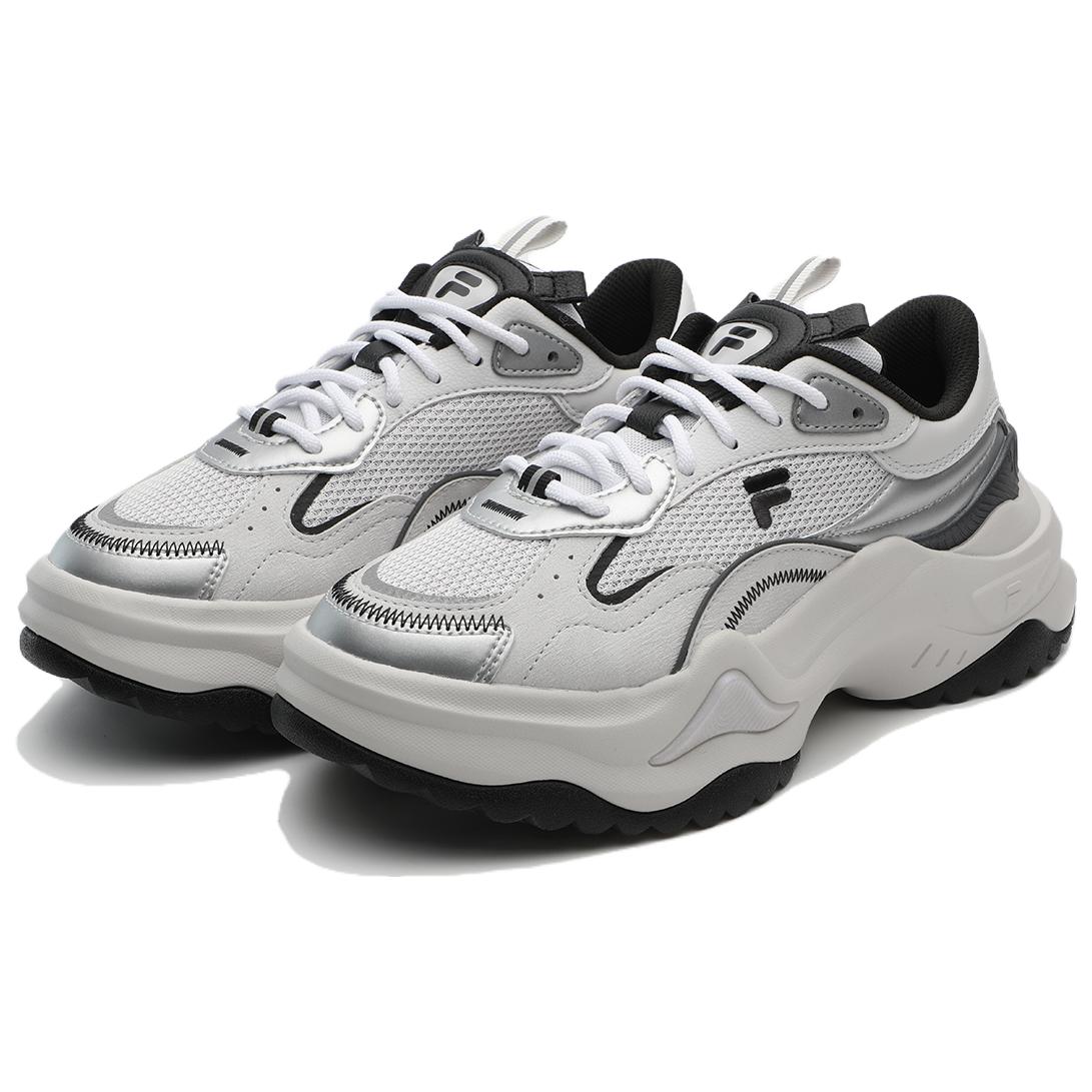 (WMNS) FILA FUSION Bianco II Sneakers 'White Silver Black' T12W331301FNS
