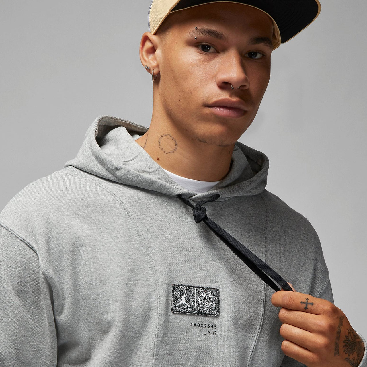 Nike Paris Saint-Germain Pullover Hoodie 'Dark Grey Heather' DM3096-063