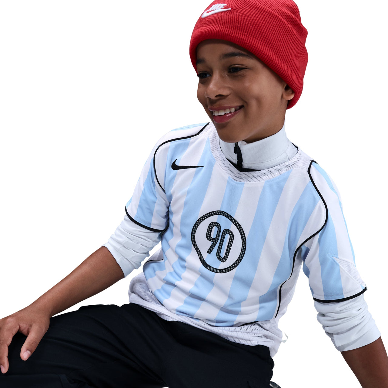(GS) Nike Total 90 Dri-Fit Soccer Jersey 'Psychic Blue' II9784-422