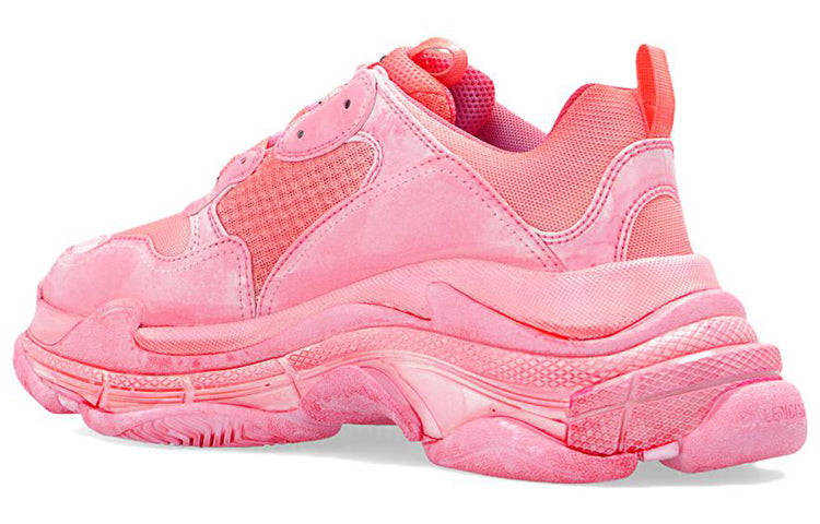 (WMNS) Balenciaga Triple S Faded Sneaker 'Dark Pink' 524039W3CS45000