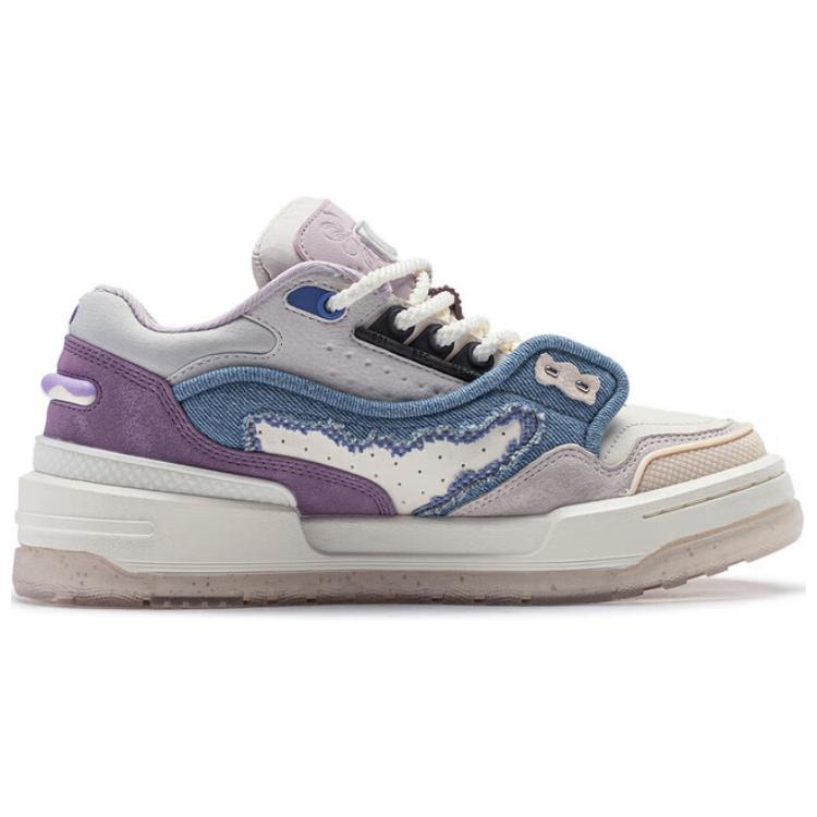 (WMNS) Li-Ning 001 BTC Mega 'White Blue Purple' AGCU004-3