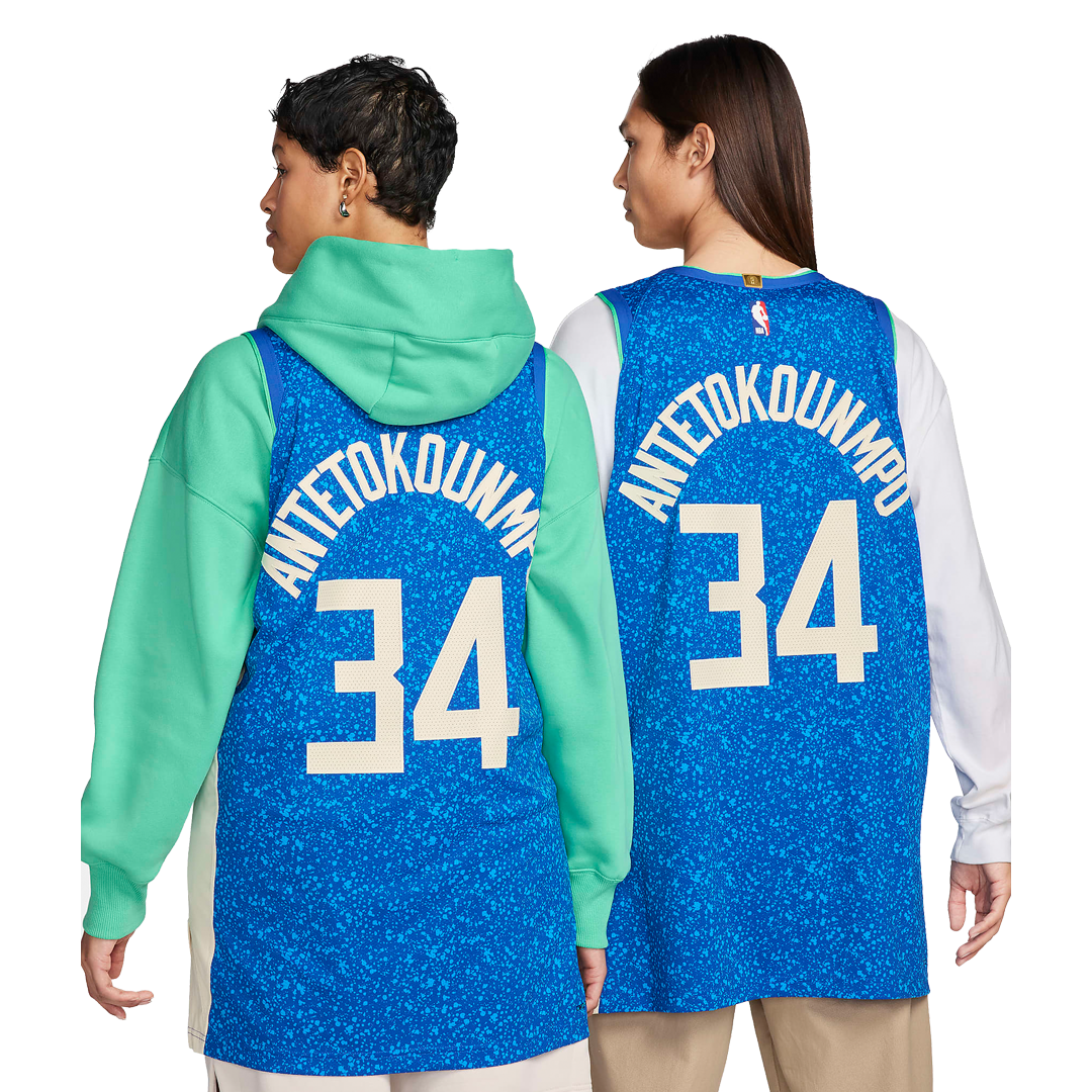 Nike Dri-FIT ADV NBA Authentic Jersey 2023/24 City Edition 'Milwaukee Bucks Giannis Antetokounmpo' DX8766-406