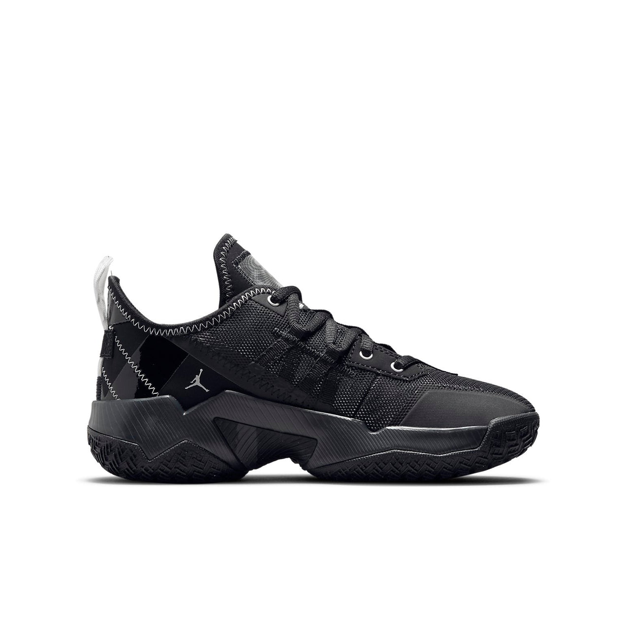 (GS) Air Jordan Westbrook One Take 2 'Black Metallic Silver' CZ0840-001