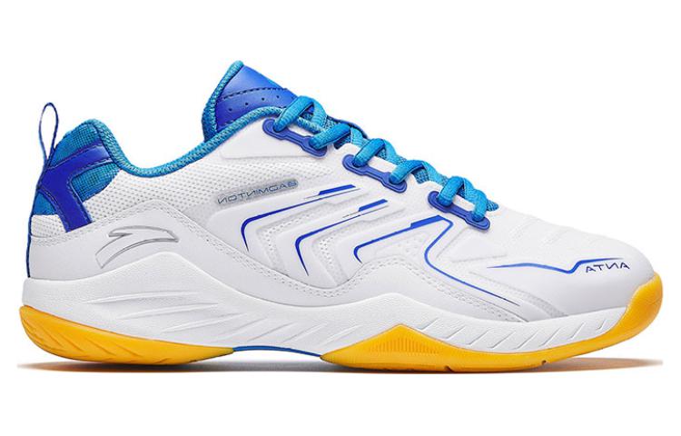 ANTA Badminton Shoes 'White Blue Orange' 912353301-3