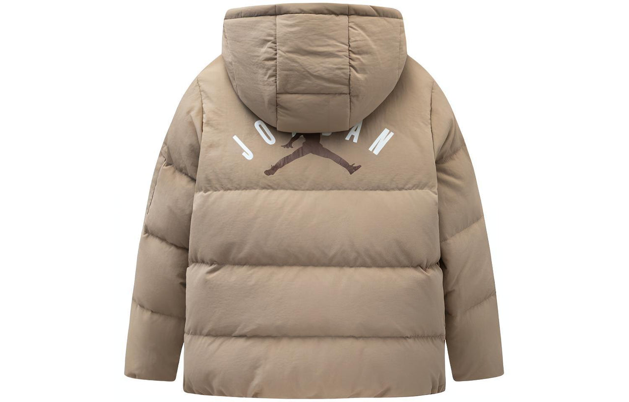 (GS) Air Jordan Jumpman Puffer Jacket 'Beige' JD2342014GS-003