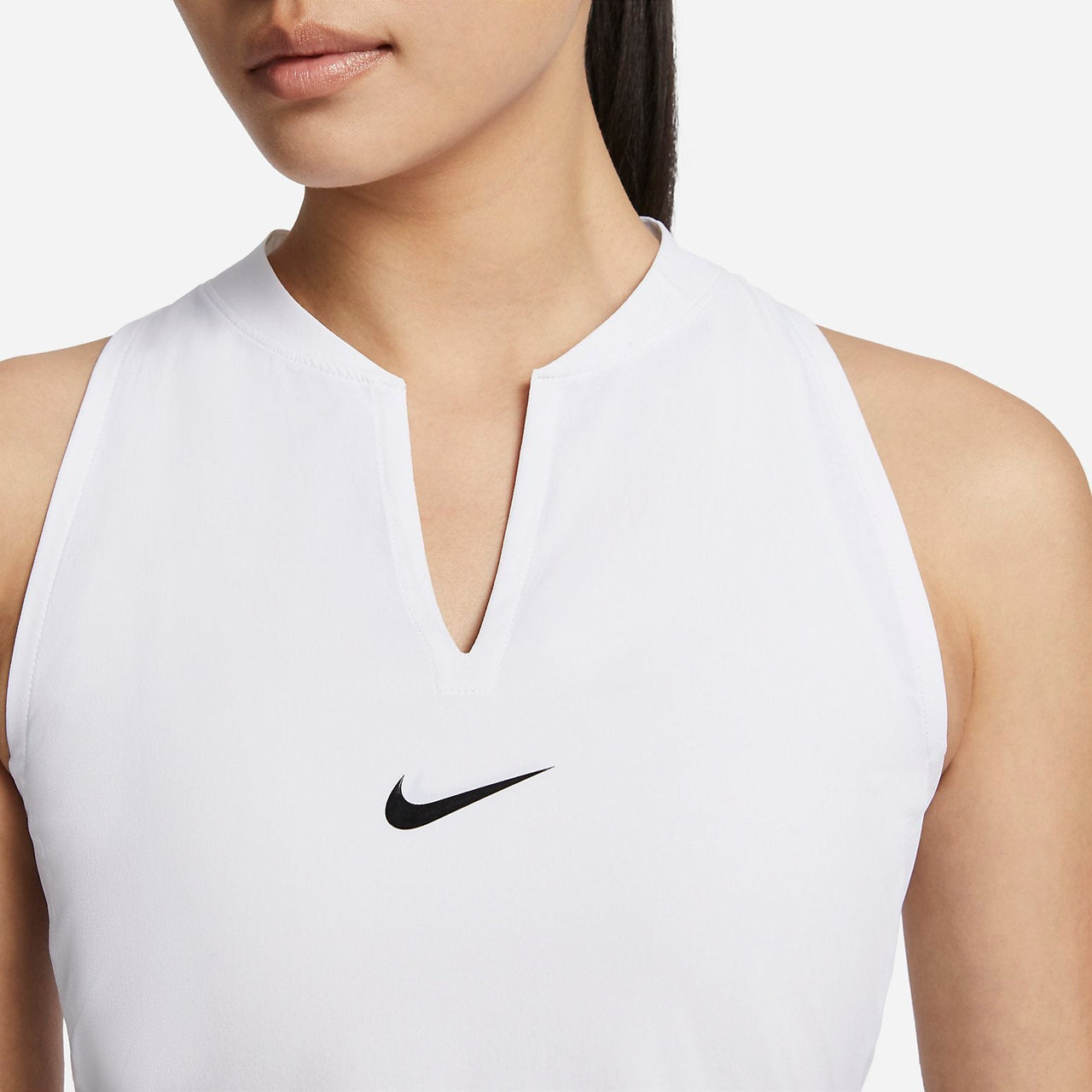 (WMNS) فستان تنس Nike Dri-FIT Advantage "أبيض" DX1428-100