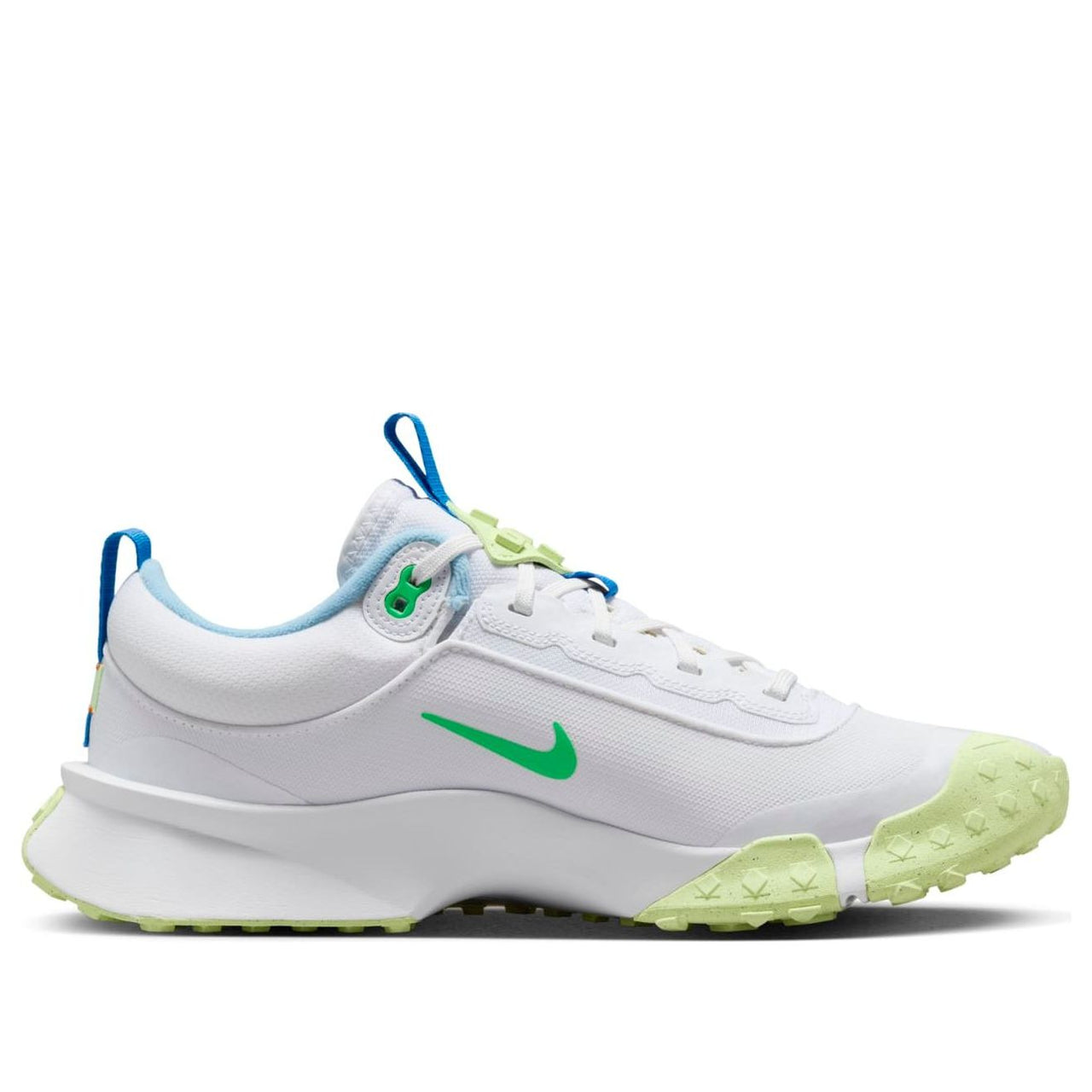Nike Air Diamond Varsity Turf 'White Volt Blue' FN7454-101