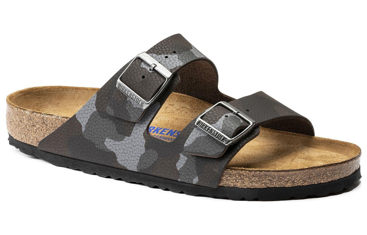 Birkenstock Arizona Soft Footbed Slide Sandals 'Camo Brown' 1013015