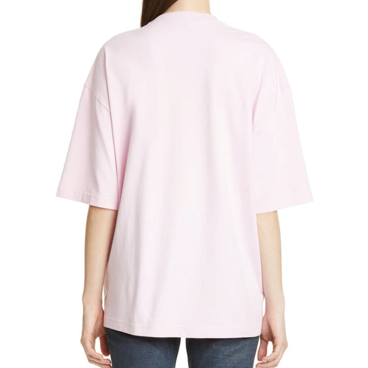 Balenciaga Basic Alphabet Small logo Short Sleeve Pink 571205TEV182014