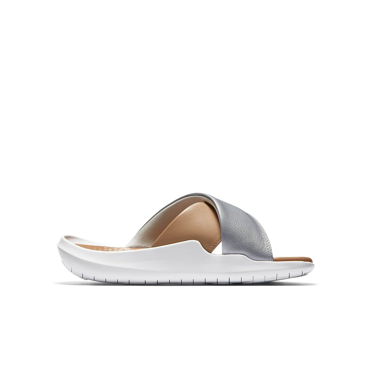 (WMNS) Nike Benassi Future Cross SE Premium 'Silver' AO2641-001
