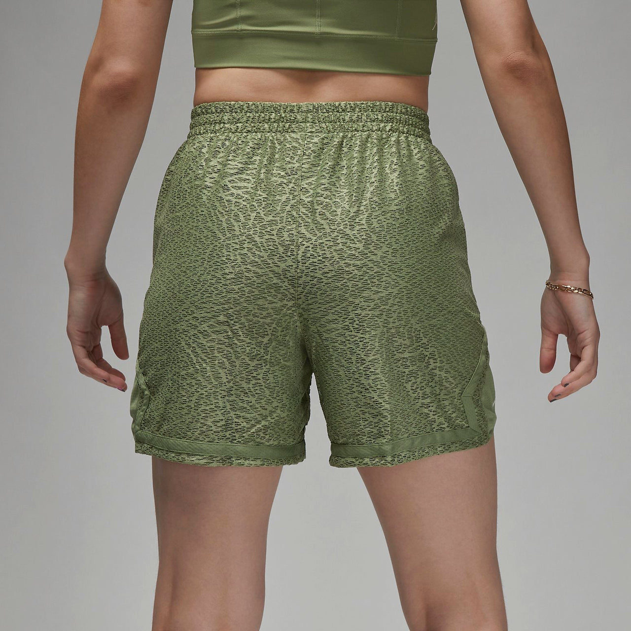 (WMNS) Air Jordan Sport Diamond Shorts 'Oil Green' DZ3220-386