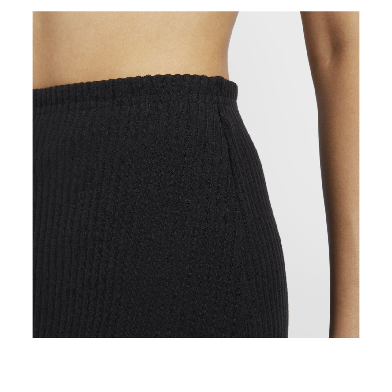 (WMNS) Nike Sportswear Chill Rib Skirt 'Black' FQ1637-010