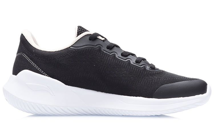 (WMNS) Li-Ning Running Shoes 'Black White' ARHR142-1