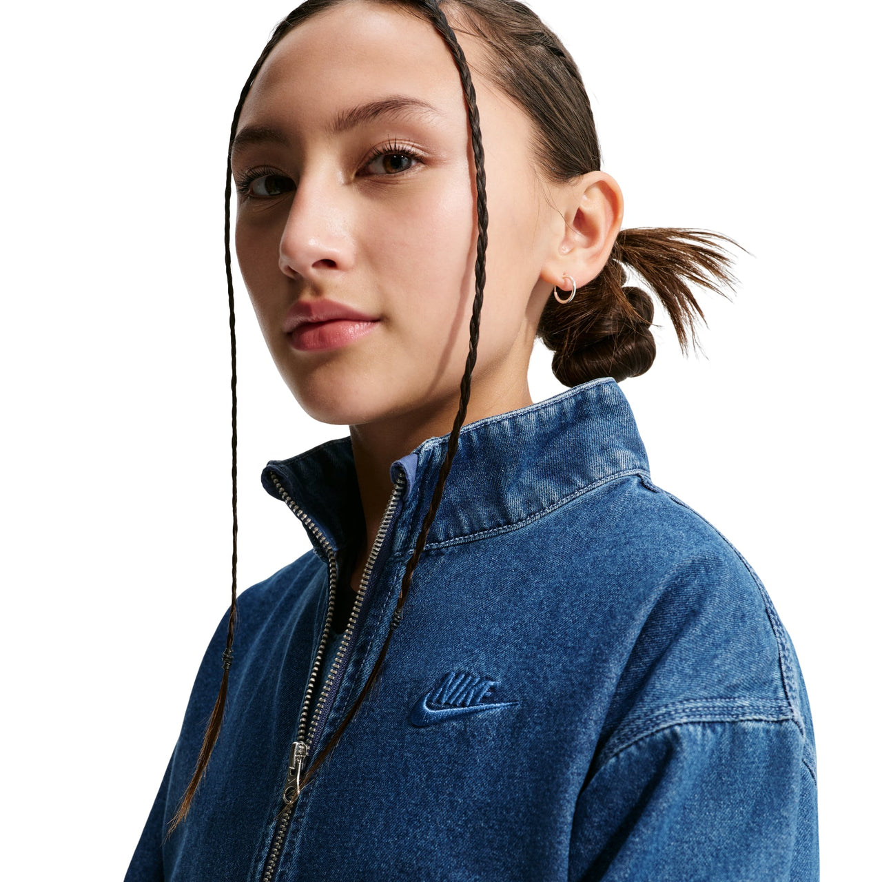 (GS) Nike Sportswear Collection Windrunner Denim Jacket 'Mystic Navy' IF2317-435