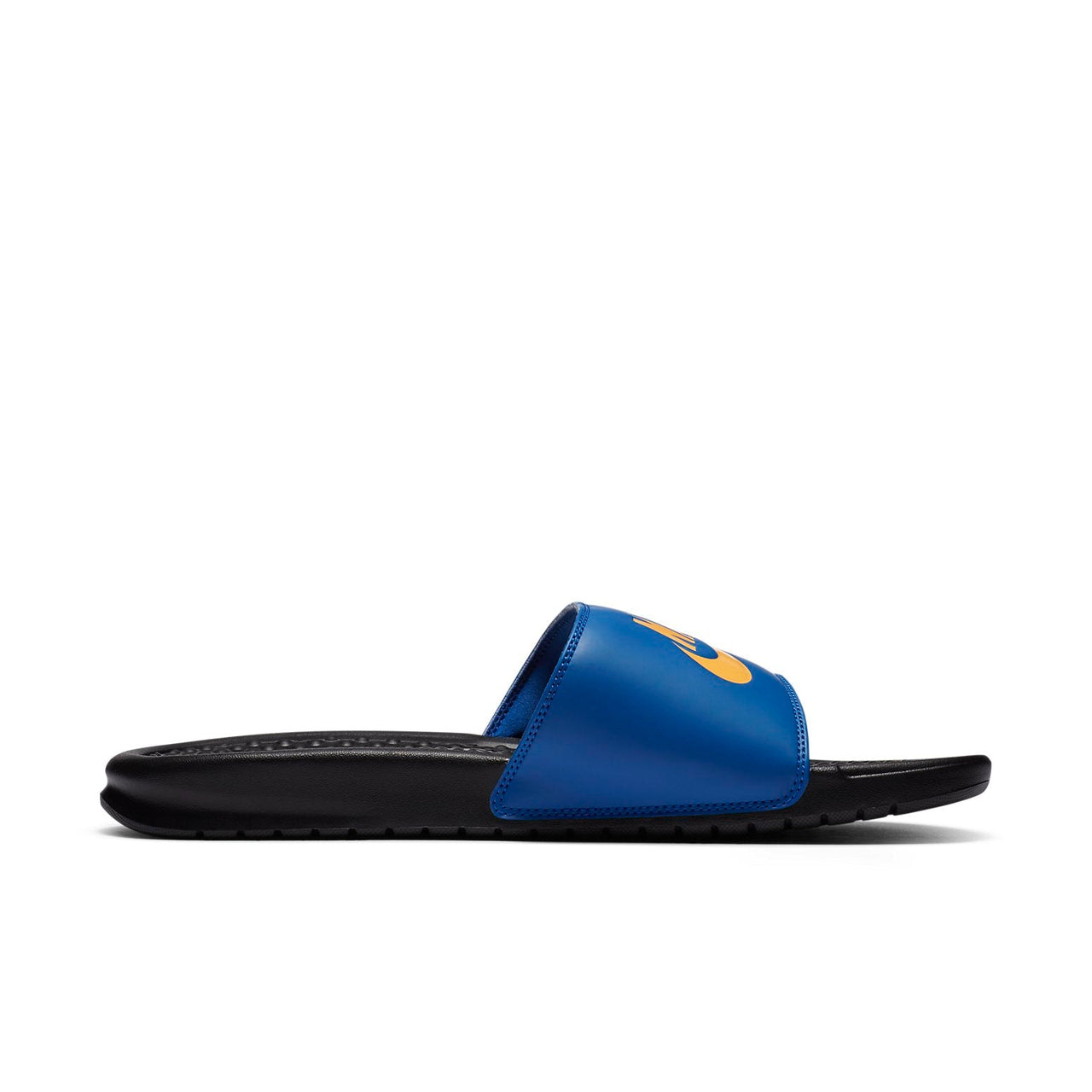 Nike Benassi JDI Stylish Sports Slippers Blue Black 343880-036