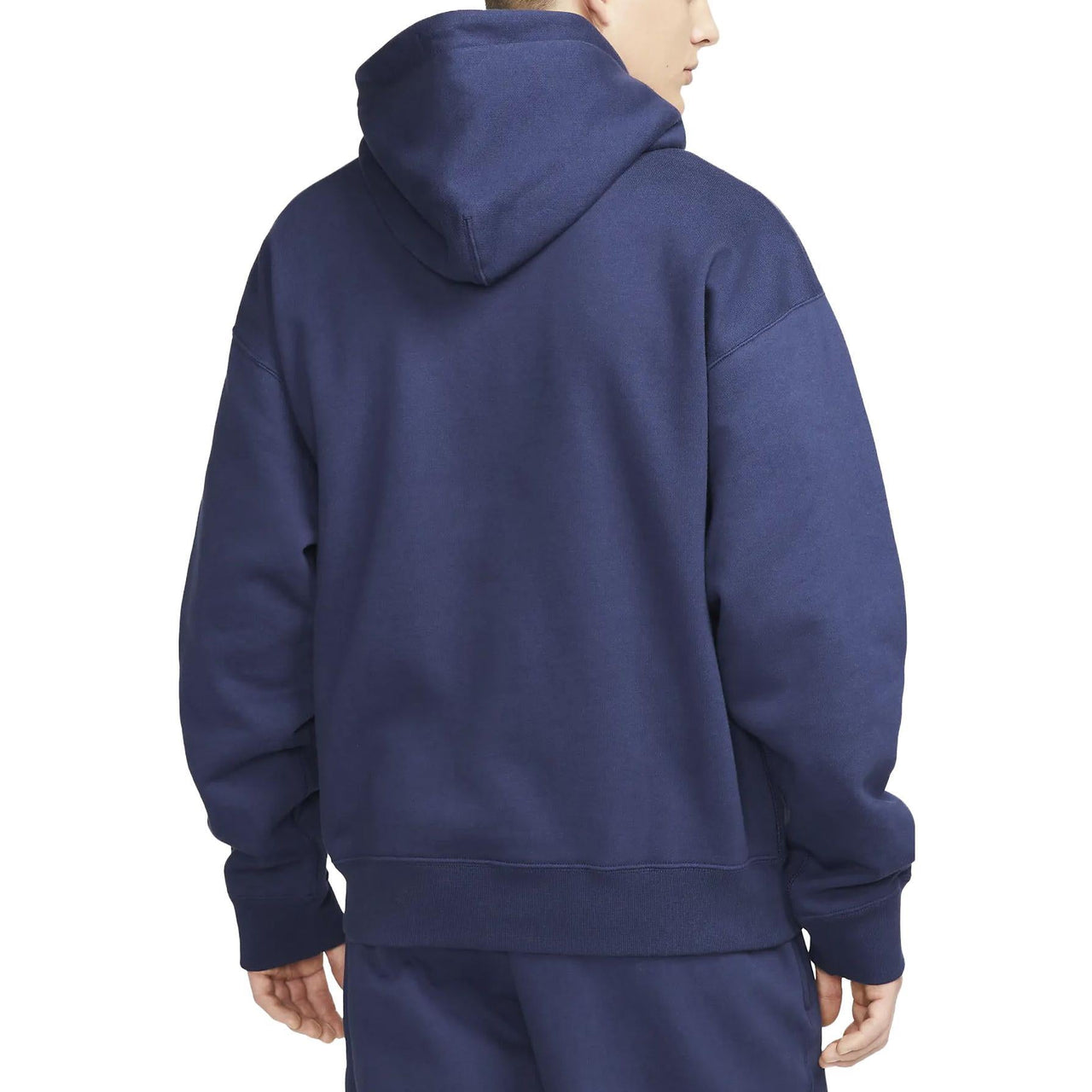 Nike Solo Swoosh Fleece Hoodie 'Midnight Navy' DX1355-410