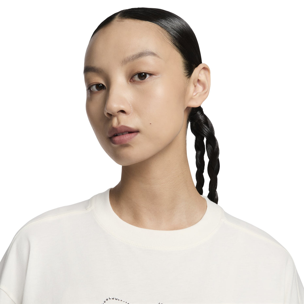 (WMNS) Nike Sportswear Oversize T-Shirts 'White Silver' FZ1154-133
