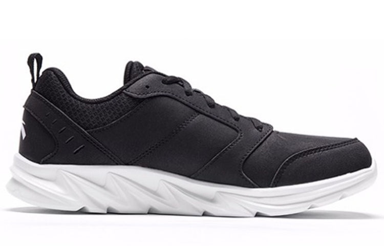 ANTA Running Series Sneakers Leather 'Black White' 91815522-6