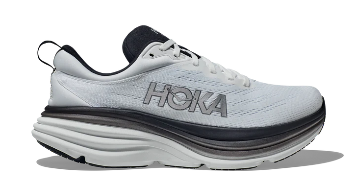 HOKA ONE ONE Bondi 8 2E Wide 'White Black' 1127953-WBLC