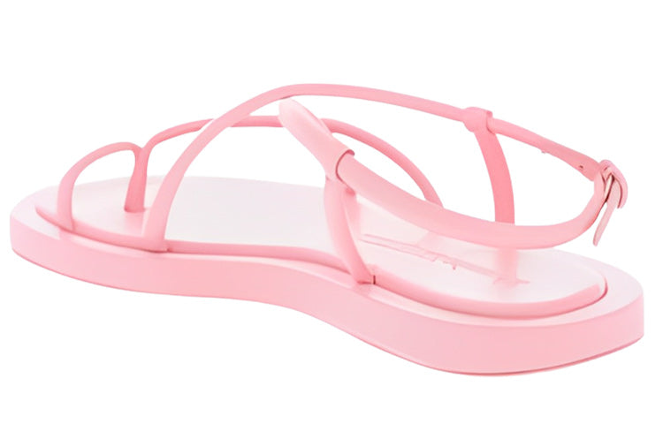 (WMNS) Alexander McQueen Strappy Flat Sandals 'Pastel Pink' 667373WHW265483