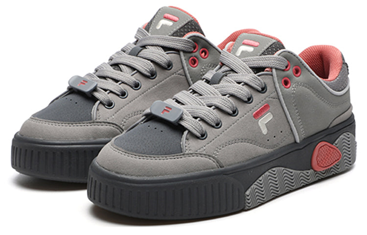 (WMNS) FILA FUSION Low-Top Skate Shoes 'Grey Pink' T12W218201FAC